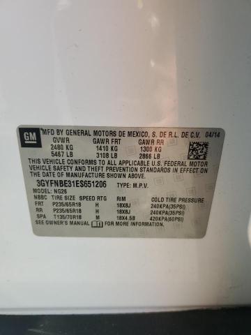 3GYFNBE31ES651206 Cadillac lfx - vvt, e85 max, aluminum