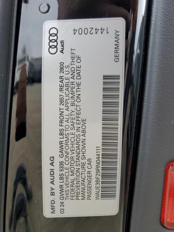 WAUE3BF29RN044111 Audi 45 tfsi