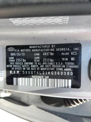 5XXGT4L31KG363380 KIA gdi