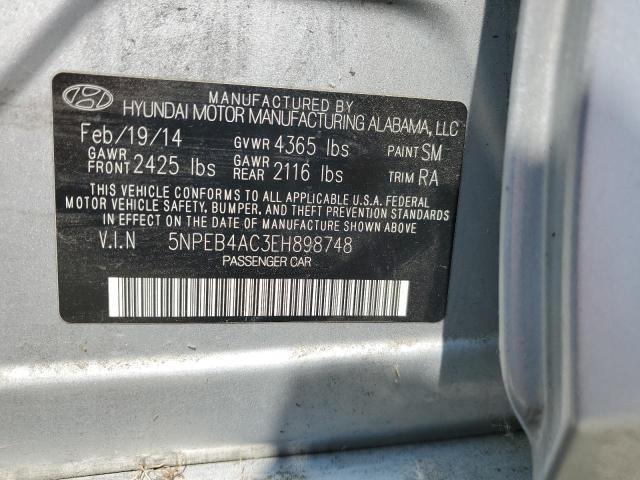 5NPEB4AC3EH898748 Hyundai gamma