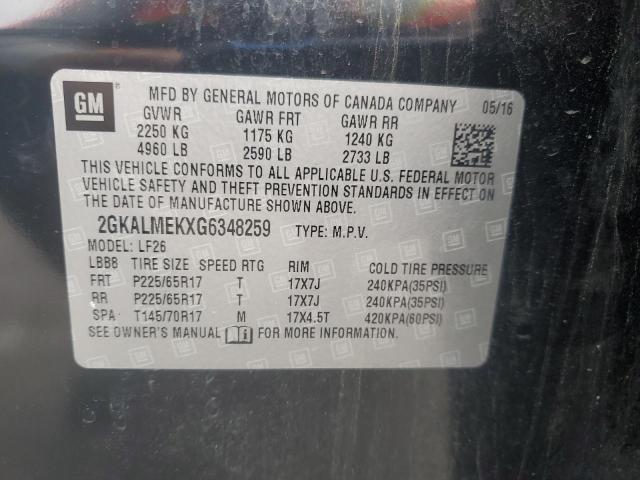 2GKALMEKXG6348259 GMC lea - e85 max, aluminum