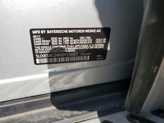 5UXKS4C34H0Y15683 BMW 2017