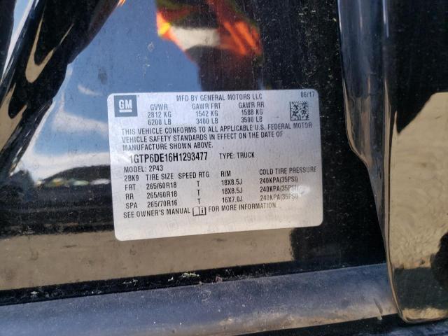 1GTP6DE16H1293477 GMC CANYON SLT