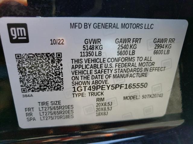 1GT49PEY5PF165550 GMC Sierra K2500 At4