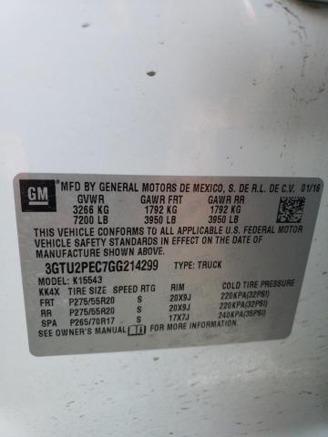 3GTU2PEC7GG214299 GMC Sierra K1500 Denali