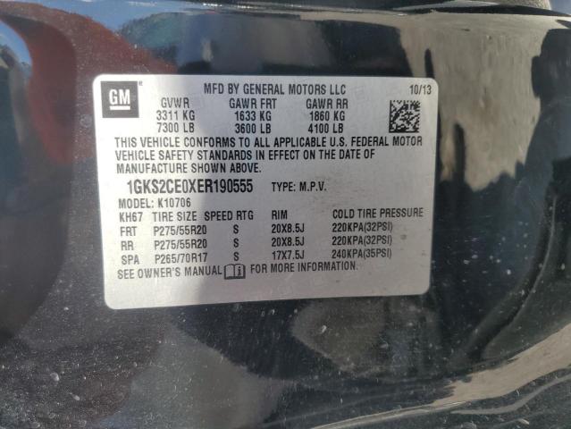 1GKS2CE0XER190555 GMC YUKON SLT