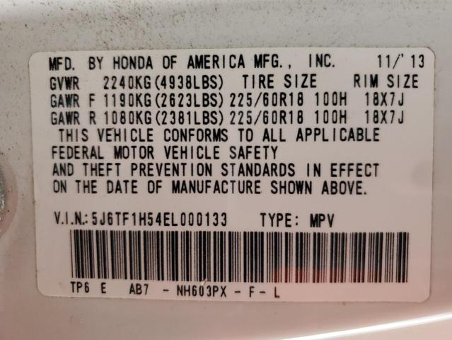 5J6TF1H54EL000133 Honda Crosstour Exl
