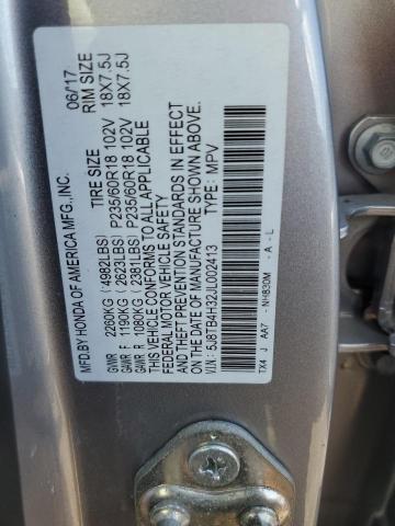 5J8TB4H32JL002413 Acura RDX