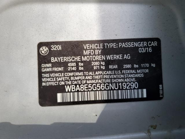 WBA8E5G56GNU19290 BMW 320 XI