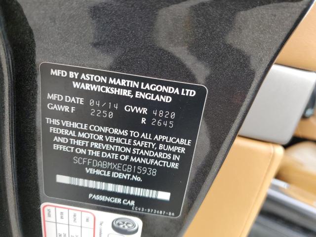 SCFFDABMXEGB15938 Aston Martin DB9