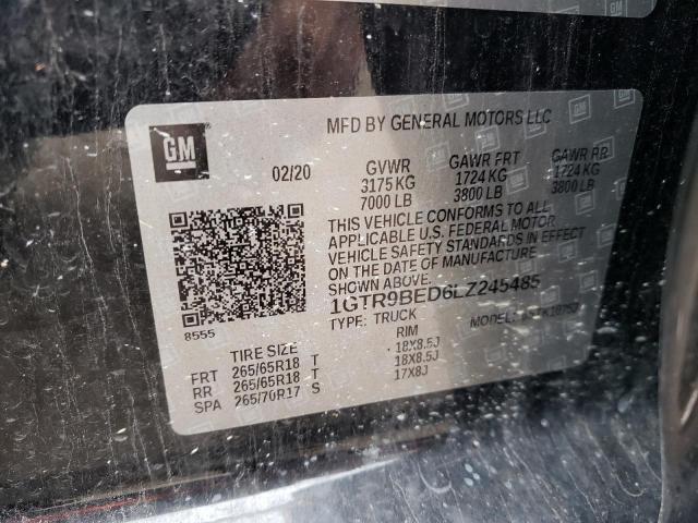 1GTR9BED6LZ245485 GMC Sierra K1500 Sle