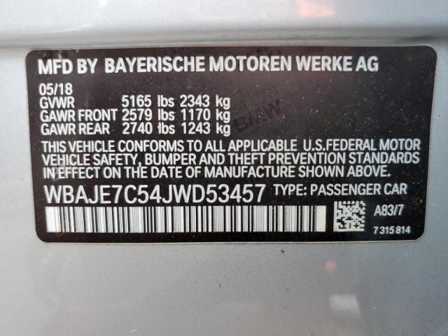 WBAJE7C54JWD53457 BMW 540 XI