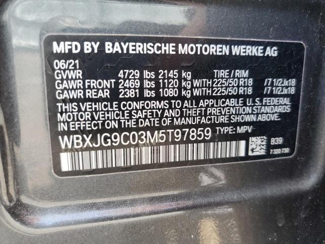 WBXJG9C03M5T97859 BMW X1 Xdrive28i