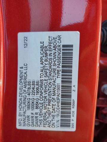 19UDE4H63PA015651 Acura Integra A-spec Tech