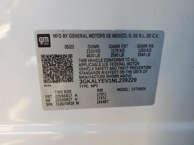 3GKALYEV1NL239229 GMC Terrain At4
