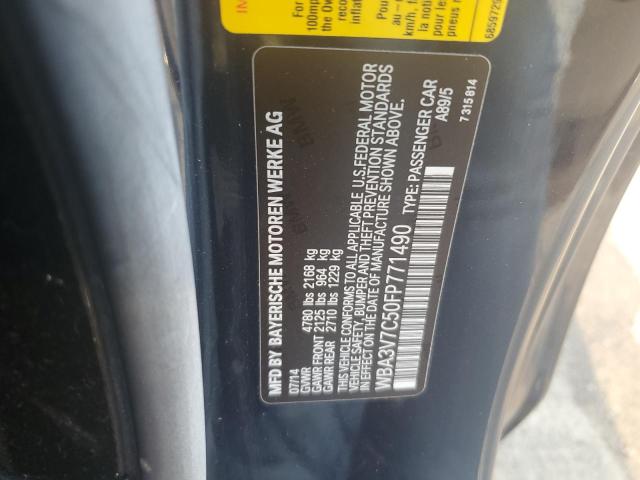 WBA3V7C50FP771490 BMW 428 I Sulev