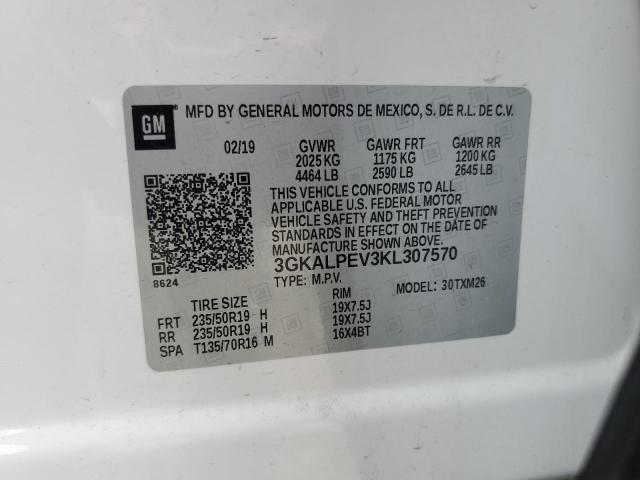 3GKALPEV3KL307570 GMC Terrain Slt