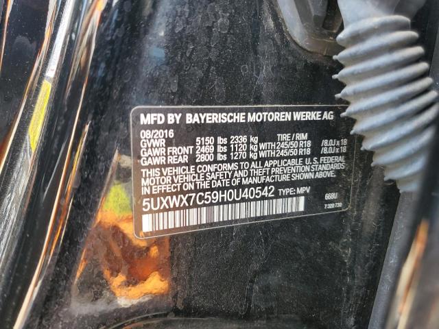 5UXWX7C59H0U40542 BMW X3 Xdrive35i