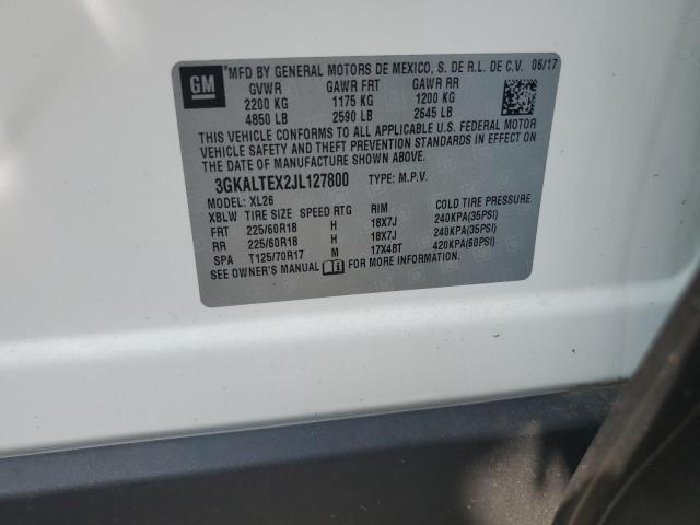 3GKALTEX2JL127800 GMC Terrain Sle