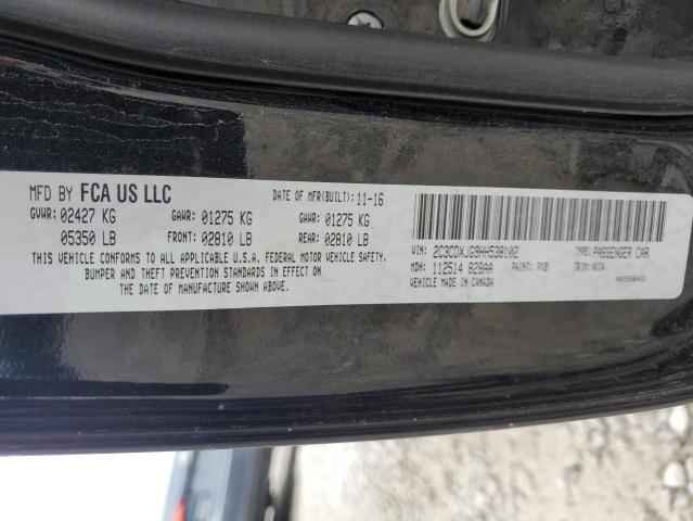 2C3CDXJG9HH538102 Dodge Charger Sxt