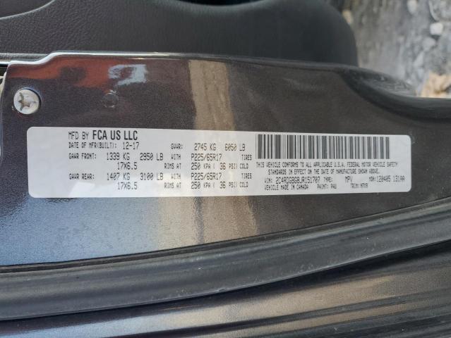 2C4RDGBG8JR151707 Dodge Grand Caravan Se
