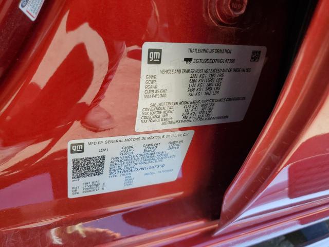 3GTU9DED7NG147350 GMC Sierra Limited K1500 Slt
