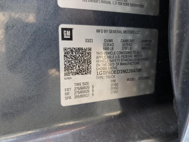 1GTP8DED1MZ264789 GMC Sierra C1500 Slt