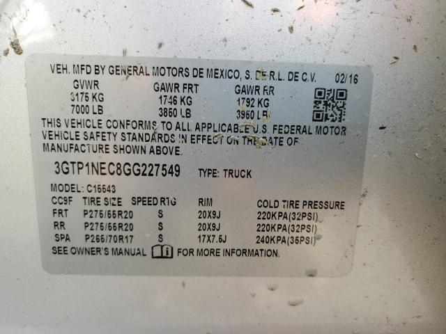 3GTP1NEC8GG227549 GMC Sierra C1500 Slt