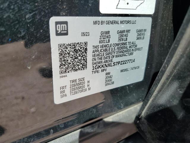 1GKKNXLS7PZ227714 GMC Acadia Denali
