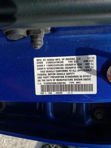 7FARW2H88LE002164 Honda CR-V EXL