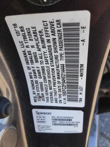 19XFC2F54HE214444 Honda Civic Lx