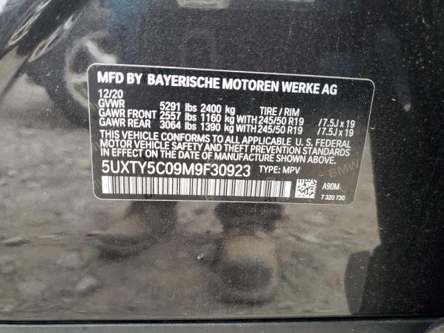 5UXTY5C09M9F30923 BMW X3 Xdrive30i