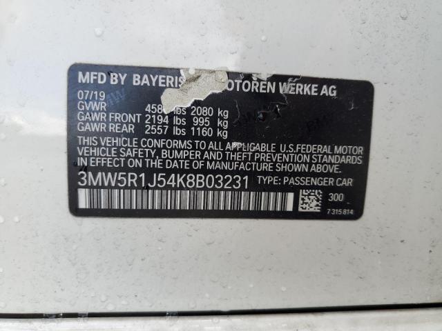 3MW5R1J54K8B03231 BMW 330I