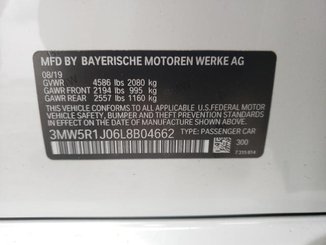 3MW5R1J06L8B04662 BMW 330I
