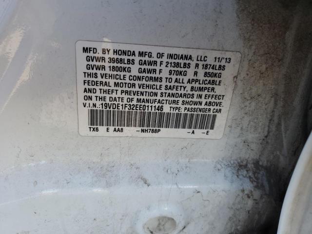 19VDE1F32EE011146 Acura ILX 20