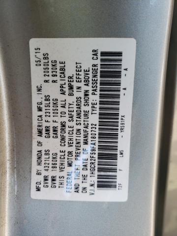 1HGCR2F59FA180732 Honda Accord Sport