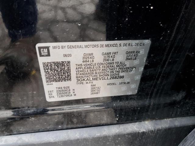 3GKALMEV1LL288288 GMC Terrain Sle