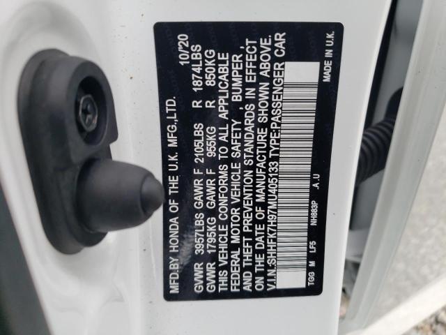 SHHFK7H97MU405133 Honda Civic Sport Touring
