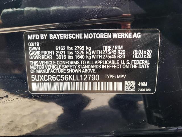 5UXCR6C56KLL12790 BMW X5 Xdrive40i