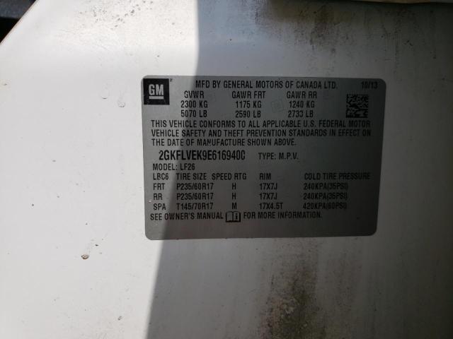 2GKFLVEK9E6169400 GMC Terrain Sle