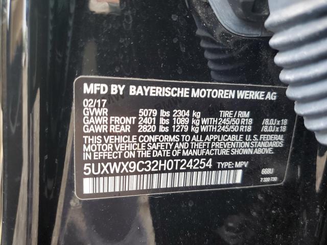 5UXWX9C32H0T24254 BMW X3 Xdrive28i