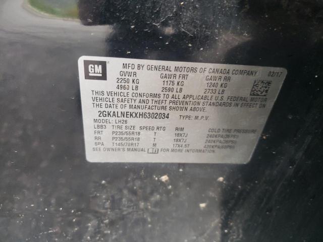 2GKALNEKXH6302034 GMC Terrain Sle
