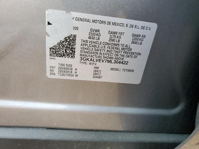 3GKALVEV7ML304422 GMC Terrain Slt