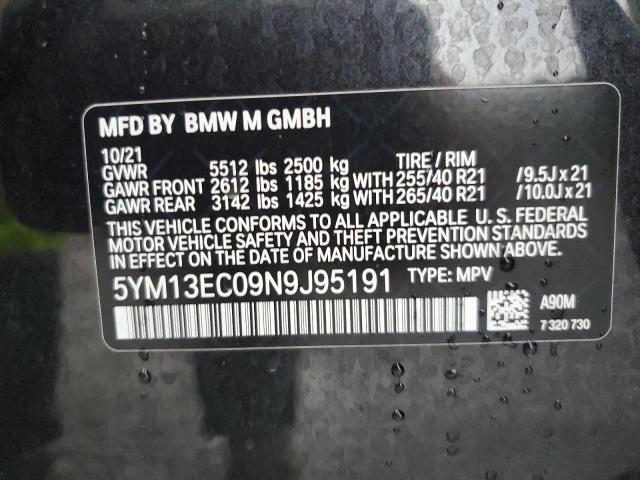 5YM13EC09N9J95191 BMW X3 M