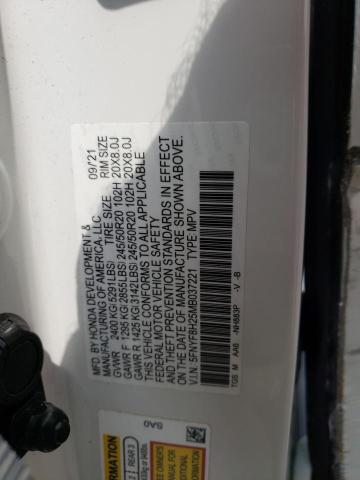 5FNYF8H25MB037221 Honda Passport Sport