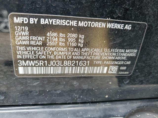 3MW5R1J03L8B21631 BMW 330I