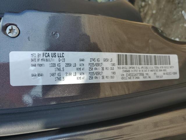 2C4RDGEG0KR739596 Dodge Grand Caravan Gt