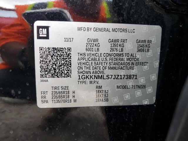1GKKNMLS7JZ173871 GMC Acadia Slt-1