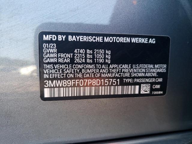 3MW89FF07P8D15751 BMW 330XI