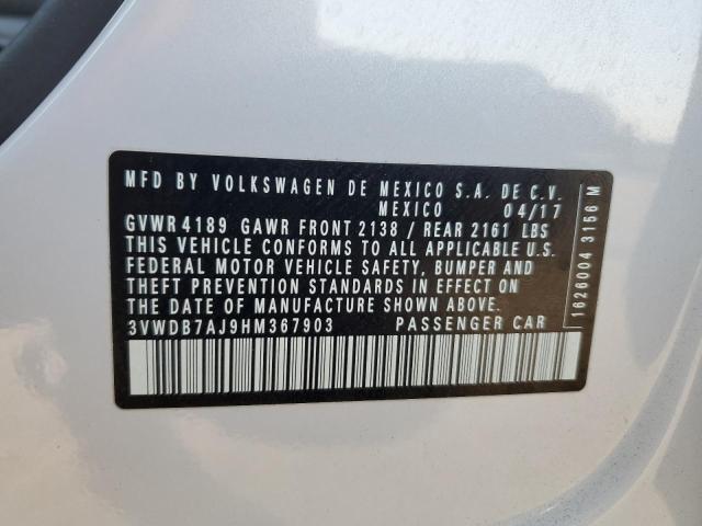 3VWDB7AJ9HM367903 Volkswagen JETTA SE